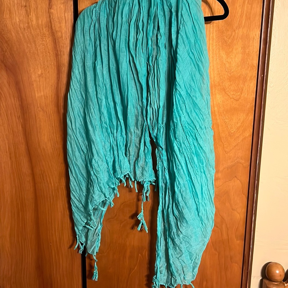 Mint green scarf
